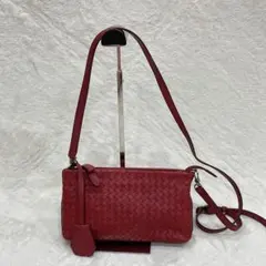 未使用　box21 イントレチャート　2way ショルダーバック　財布　本革のサムネイル