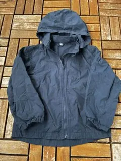 無印良品　110 キッズ　ウィンドブレーカー　ネイビー