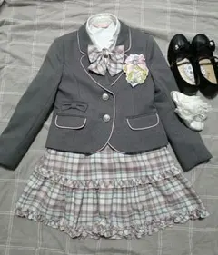 フォーマルスーツ 卒園式 入学式 女の子 130cm