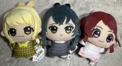 GiGO限定 学園アイドルマスターちびぐるみ　花海 咲季　月村 手毬　藤田ことね