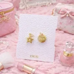 【新品】ディオール　ゴールドチャーム　2点セット