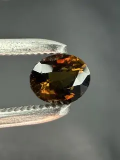 【天然トルマリン】1.161ct ブラウン ソーティング付き ルース 裸石