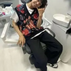 【極希少】welcome to college フラワーニットベスト 花柄