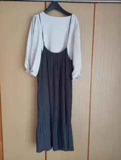 アーバンリサーチロッソ　キャミソール　ワンピース　キャミワンピ　プリーツ