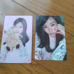 K-POP タレントカード 2枚セット ME:I　笠原桃奈