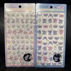 【正規品】ボンボンドロップシール　2枚セット　スティッチ　ヤングオイスター