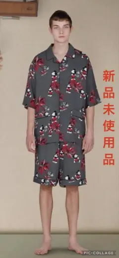GU × UNDERCOVER ミッキーマウス柄 ルームウェア S