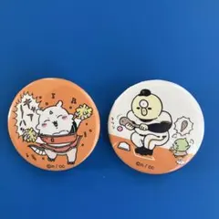 6 ちいかわ 読売ジャイアンツ ちび 缶バッジ 2個