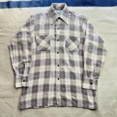 【70s】プリネル チェックシャツ ヴィンテージ ボックス USA古着 雰囲気系