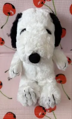 ♪スヌーピーぬいぐるみ♪ HUGHUGスヌーピー　Sサイズ黒のサムネイル