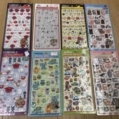 ボンボンドロップ　アニメキャラクターシールセット 8枚