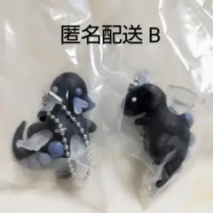 プチドラゴン　マスコットボールチェーン　パール　ブラック　おやすみ　2点セットB