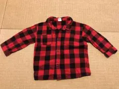 H&M 赤黒チェック 長袖シャツ EUR 90