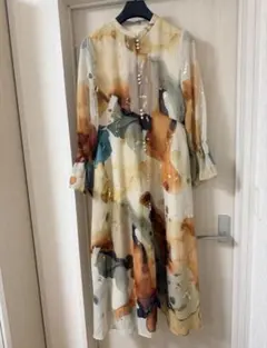 Ameri UNDRESSED AMELIA INK ART DRESS