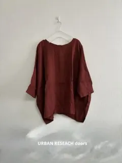 URBAN RESEARCH DOORS リネン100 プルオーバー