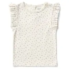 【新品】SOOR PLOOM Frill Tee Blueberry 8Y