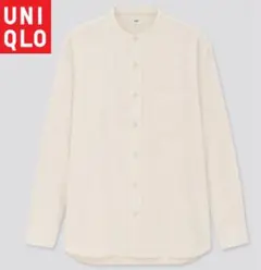 UNIQLOユニクロ フランネルスタンドカラーシャツ（長袖）Lサイズ