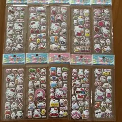 ハローキティ ぷっくり シール 10セット③