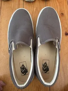 VANS グレー スリッポン