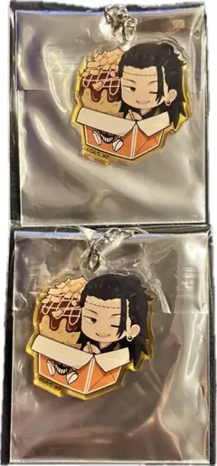 呪術廻戦　ばくだん焼き本舗　アクリルキーホルダー　羂索　(夏油傑) 2点