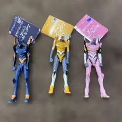 【新品】エヴァンゲリオン　ムービーモンスターシリーズ　新劇場版　ソフビ3体セット