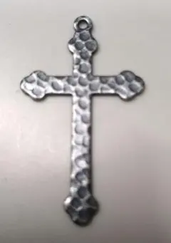 ハンマードシルバークロス 4.3×2.5cm