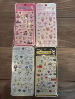 PEANUTS プクプクシール 4枚セット