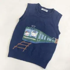familiar ファミリア 電車 ベスト 100cm