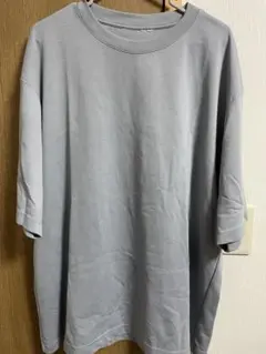 ユニクロエアリズムコットンオーバーサイズTシャツ　XXLサイズ ブルー