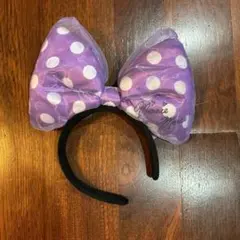 ミニーマウスカチューシャ水玉