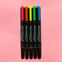 蛍光ペン・５本セット