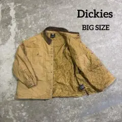 Dickies 中綿 ワークシャツ ジャケット 襟コーデュロイ　BIG SIZE