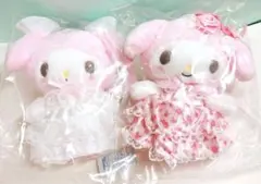 【レディ ピンク＆ホワイト】サンリオ レディマイメロディ マスコットホルダー