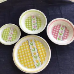 MIKASA Country Gingham プレート 4枚セットのサムネイル