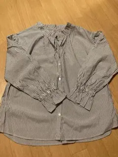 GLOBAL WORK ストライプ ブラウス Lサイズ
