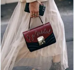 FURLA フルラ メトロポリス レザー 2Way ショルダーバッグ　ブラック