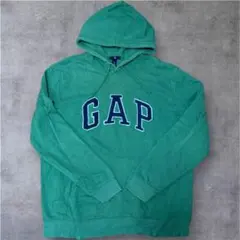 平成ギャル y2k GAP グリーン フード付きパーカー L
