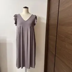 [美品]オズモーシス　ワンピース　チュニック　トープのサムネイル