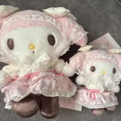 マイメロディ マスコット キーホルダー フォレストレース デザイン ぬいぐるみ