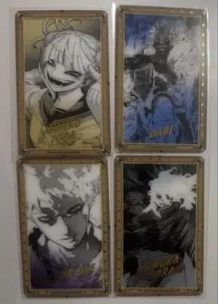 僕のヒーローアカデミア　原画展　箔押しクリアカードコレクション　ヴィラン