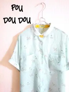 D222143 POU DOU DOU 総柄シースルーシャツのサムネイル