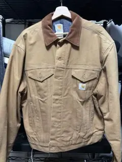 Carhartt コーデュロイ襟 ベージュジャケット carhartt - 古着 カーハート Carhartt ダック カバーオール 襟