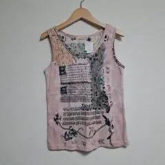 新品　オシャレなタンクトップ ピンク