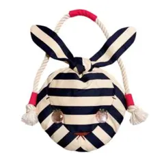 エミリーテンプルルル ボーダー×うさぎ ハンドバッグ ポシェット ポーチ