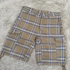 DIESEL カーゴハーフパンツ ボタンフライ チェックのサムネイル