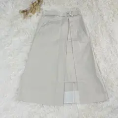 新品✨アルアバイル ベルト付きラップ風タイトスカート きれいめ 通勤のサムネイル