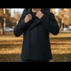 カズユキクマガイ attachment カシミヤ混コート ジャケット フード