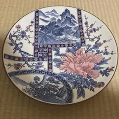 染付 皿 花鳥文 骨董品 - メルカリ