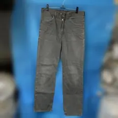 グレー ストレートレッグデニム