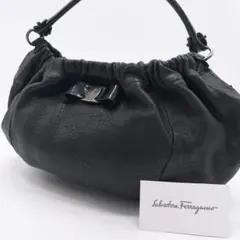 激レア美品✨ サルヴァトーレフェラガモ ハンドバッグ ヴァラリボン ギャザー